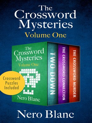 cover image of The Crossword Mysteries Volume One